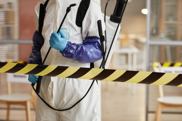 Professional Biohazard Cleanup technician working in Monterey, CA